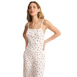 Z Supply 02. WOMENS APPAREL - WOMENS SS SHIRTS - WOMENS SS LOUNGE Women's Cameron Holly Pointelle Cami WHT WHITE