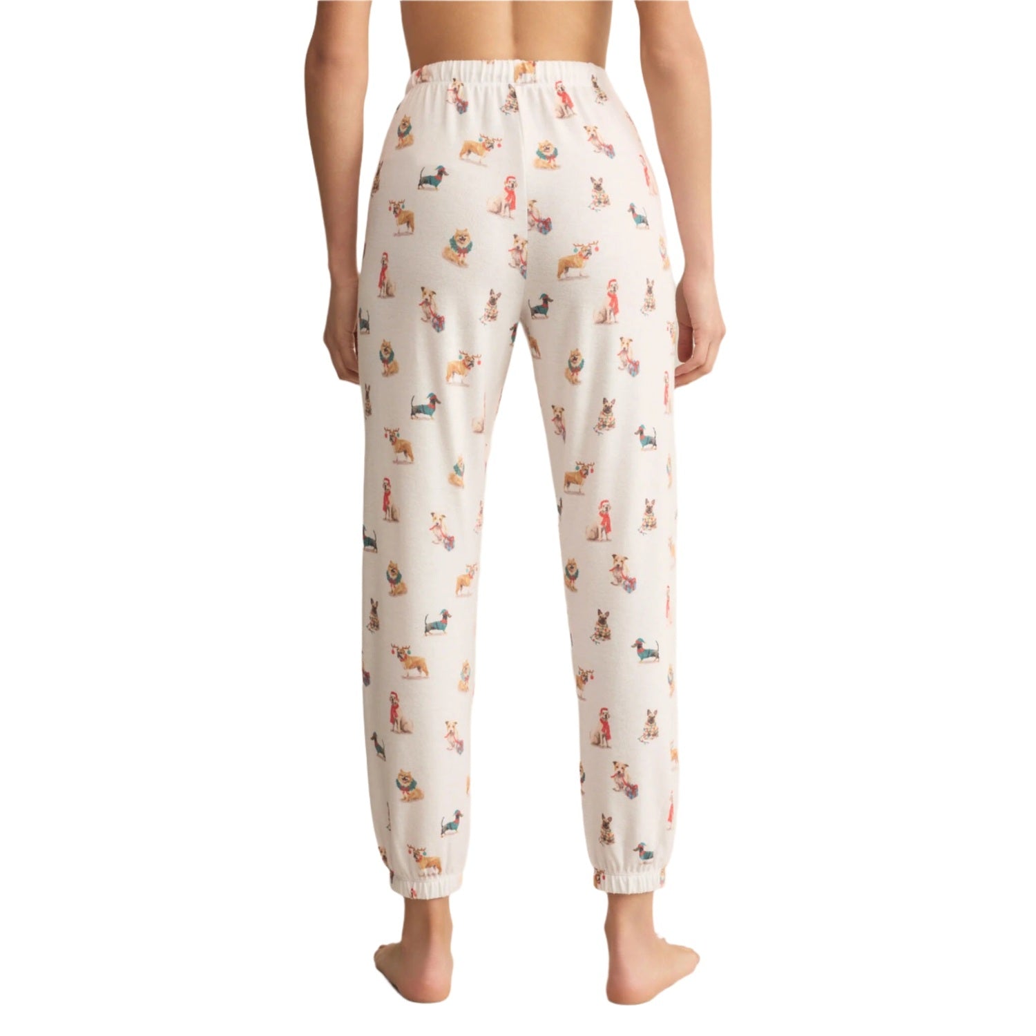 Z Supply 02. WOMENS APPAREL - WOMENS PANTS - WOMENS PANTS LOUNGE Women's Classic Pup Jogger WHT WHITE