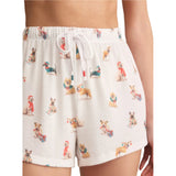 Z Supply 02. WOMENS APPAREL - WOMENS SHORTS - WOMENS SHORTS LOUNGE Women's Classic Pup Short WHT WHITE