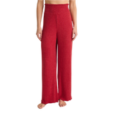 Z Supply 02. WOMENS APPAREL - WOMENS PANTS - WOMENS PANTS LOUNGE Women's Dawn Smocked Rib Pant HAU HAUTE RED