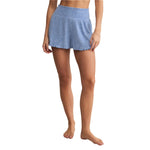 Z Supply 02. WOMENS APPAREL - WOMENS SHORTS - WOMENS SHORTS LOUNGE Women's Dawn Smocked Rib Short RVI RIVIERA