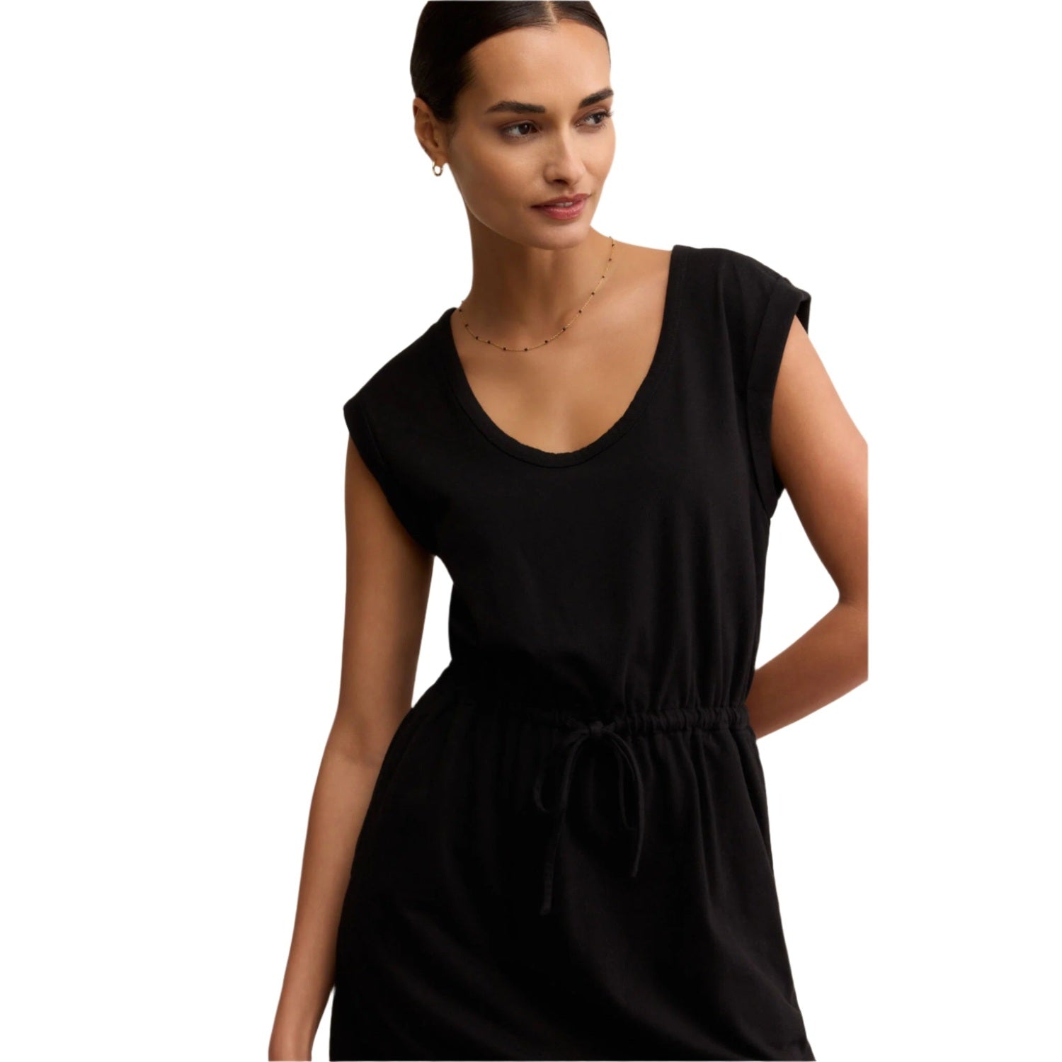 Z Supply 02. WOMENS APPAREL - WOMENS DRESS|SKIRT - WOMENS DRESS CASUAL Women's Dayshift Mini Dress TBK TRUE BLACK