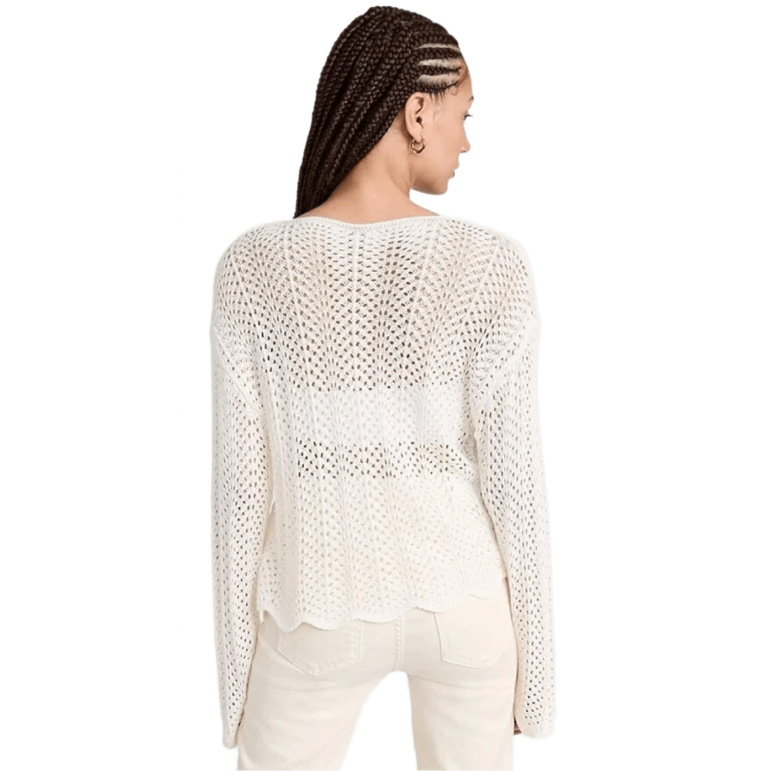 Z Supply 02. WOMENS APPAREL - WOMENS LS SHIRTS - WOMENS LS CASUAL Women's Donovan Crochet Top SSN SANDSTONE