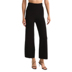 Z Supply 02. WOMENS APPAREL - WOMENS PANTS - WOMENS PANTS LOUNGE Women's Elowen Sweater Knit Pant BLK BLACK