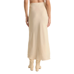 Z Supply 02. WOMENS APPAREL - WOMENS DRESS|SKIRT - WOMENS SKIRT CASUAL Women's Europa Luxe Sheen Midi Skirt SSA SEA SALT