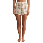 Z Supply 02. WOMENS APPAREL - WOMENS SHORTS - WOMENS SHORTS LOUNGE Women's Evergreen Road Trip Short CYL CRYSTAL