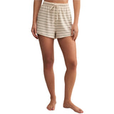 Z Supply 02. WOMENS APPAREL - WOMENS SHORTS - WOMENS SHORTS LOUNGE Women's Evergreen Stripe Short HUN HUNTER GREEN