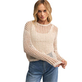 Z Supply 02. WOMENS APPAREL - WOMENS HOODIES|SWEATERS - WOMENS PO SWEATERS Women's Felix Sweater CYL CRYSTAL