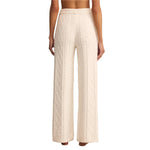 Z Supply 02. WOMENS APPAREL - WOMENS PANTS - WOMENS PANTS LOUNGE Women's Gemma Cable Pant VAC VANILLA ICE