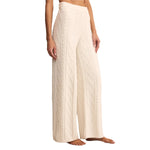 Z Supply 02. WOMENS APPAREL - WOMENS PANTS - WOMENS PANTS LOUNGE Women's Gemma Cable Pant VAC VANILLA ICE