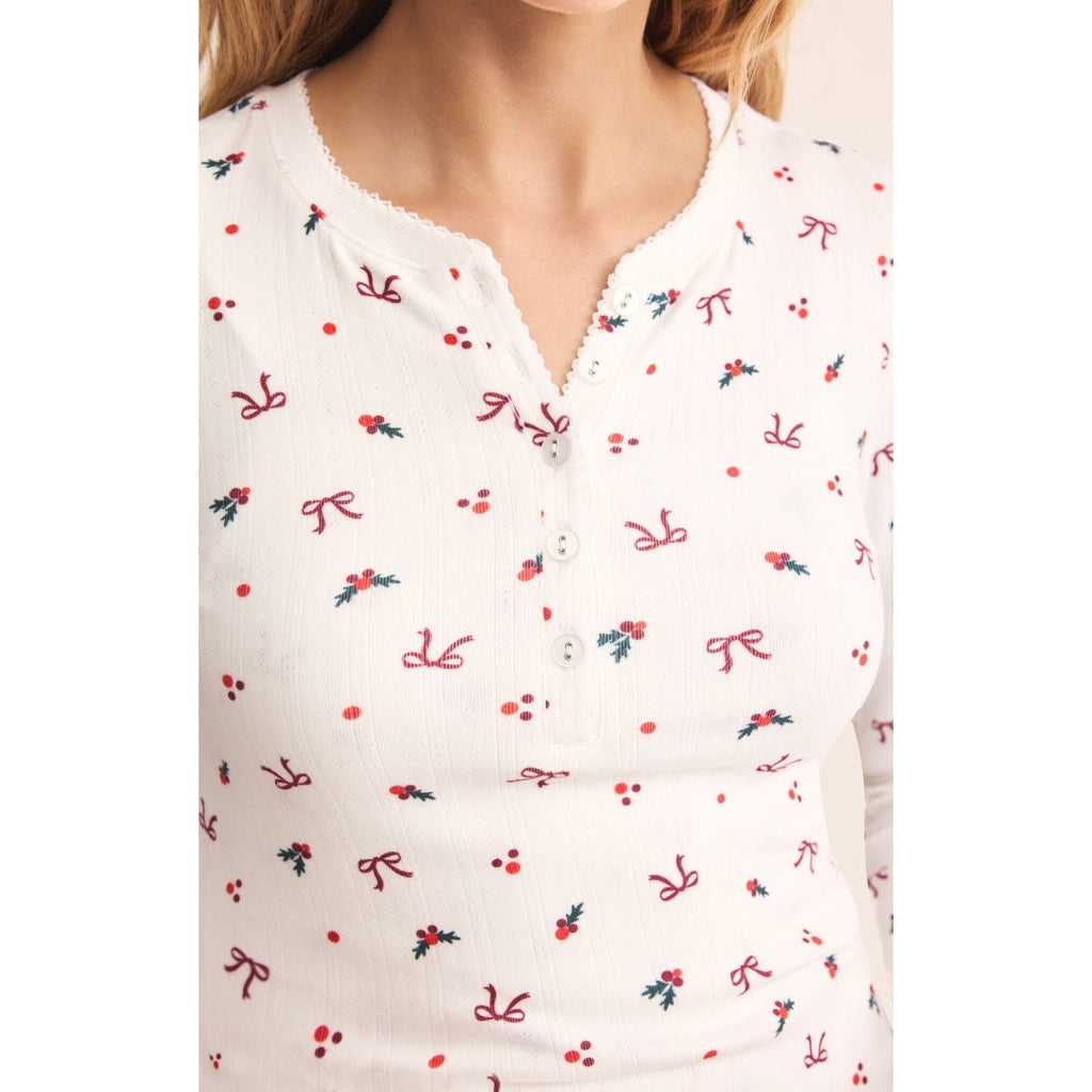 Women’s Holly Long Sleeve Pointelle Top Z Supply