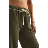 Z Supply 02. WOMENS APPAREL - WOMENS PANTS - WOMENS PANTS CASUAL Women's Huntington French Terry Pant GPL GRAPE LEAF