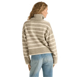 Z Supply 02. WOMENS APPAREL - WOMENS HOODIES|SWEATERS - WOMENS PO SWEATERS Women's Josephine Stripe Sweater HTP HEATHER TAUPE