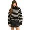 Women’s Josephine Stripe Sweater Z Supply - BLK BLACK / L