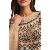 Z Supply 02. WOMENS APPAREL - WOMENS HOODIES|SWEATERS - WOMENS PO SWEATERS Women's Kenaby Fair Isle Sweater OTH OATMEAL HEATHER