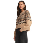 Z Supply 02. WOMENS APPAREL - WOMENS HOODIES|SWEATERS - WOMENS PO SWEATERS Women's Kenaby Fair Isle Sweater OTH OATMEAL HEATHER