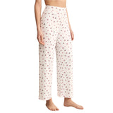 Z Supply 02. WOMENS APPAREL - WOMENS PANTS - WOMENS PANTS LOUNGE Women's Luxe Holly Pointelle Pant WHT WHITE