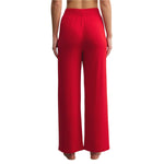 Z Supply 02. WOMENS APPAREL - WOMENS PANTS - WOMENS PANTS LOUNGE Women's Luxe Pointelle Pant FVR FESTIVE RED