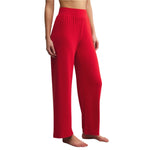 Z Supply 02. WOMENS APPAREL - WOMENS PANTS - WOMENS PANTS LOUNGE Women's Luxe Pointelle Pant FVR FESTIVE RED