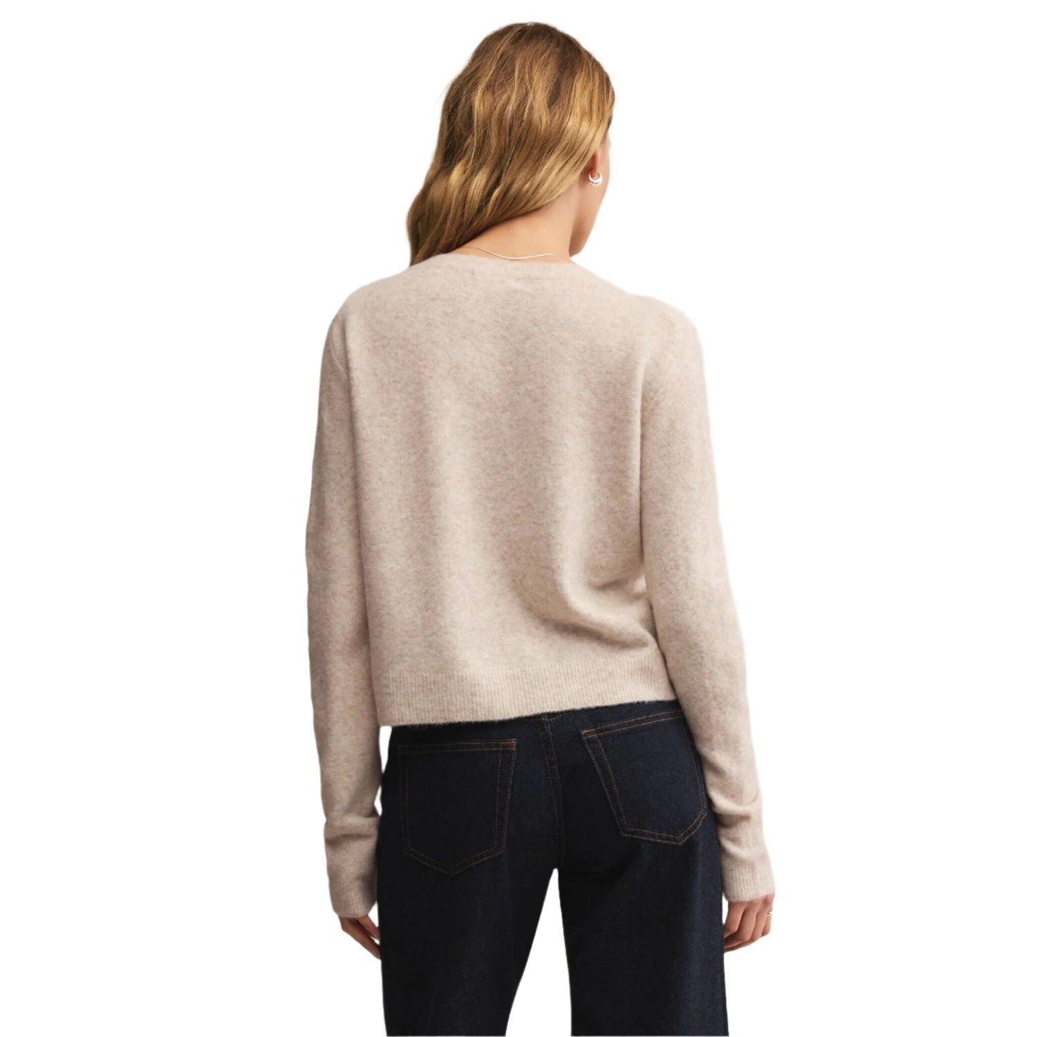 Z Supply 02. WOMENS APPAREL - WOMENS HOODIES|SWEATERS - WOMENS PO SWEATERS Women's Medina Cozy Cardigan LOH LIGHT OATMEAL HEATHER