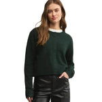 Z Supply 02. WOMENS APPAREL - WOMENS HOODIES|SWEATERS - WOMENS PO SWEATERS Women's Medina Cozy Cardigan GRG GARLAND GREEN