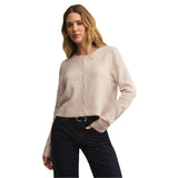 Z Supply 02. WOMENS APPAREL - WOMENS HOODIES|SWEATERS - WOMENS PO SWEATERS Women's Medina Cozy Cardigan LOH LIGHT OATMEAL HEATHER