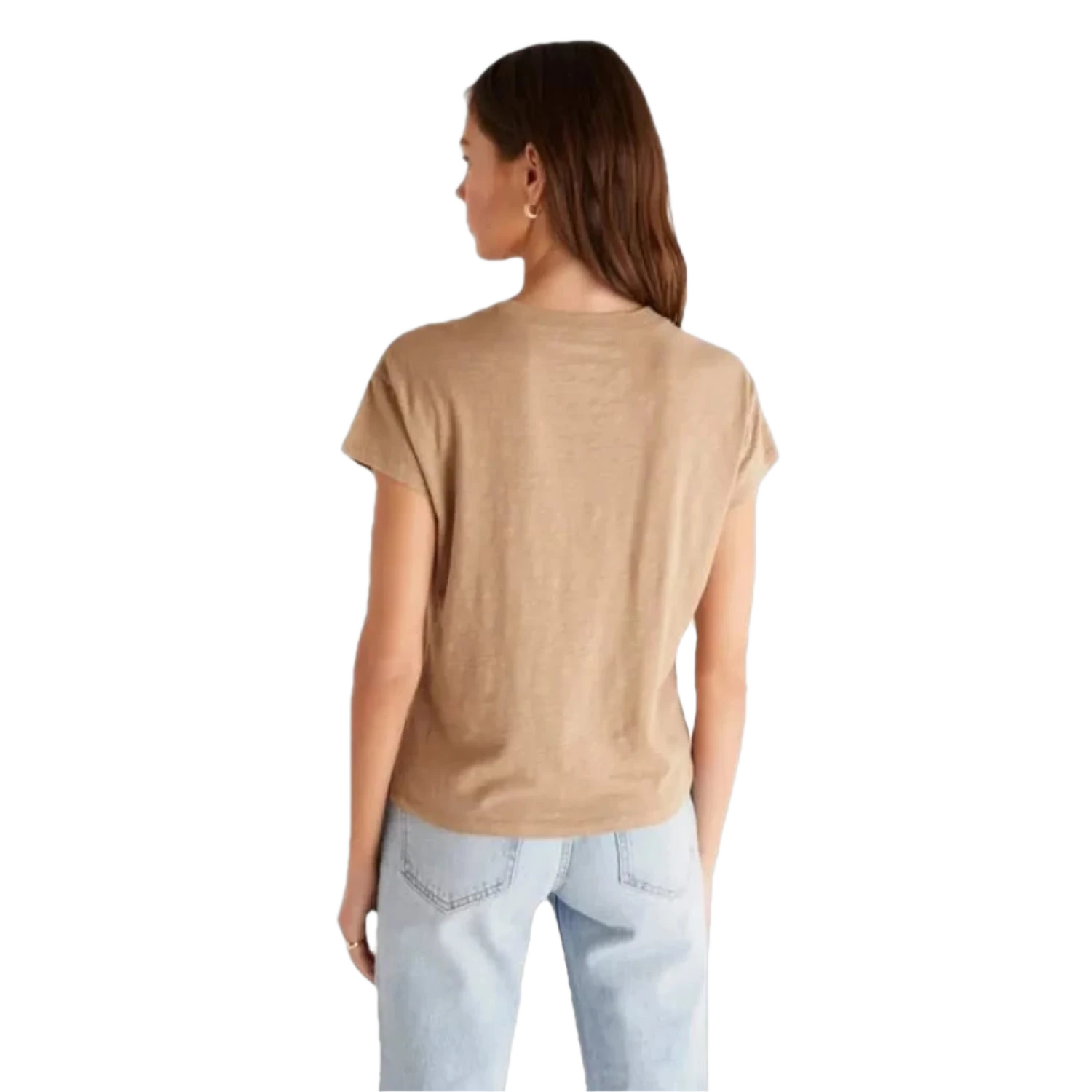 Z Supply 02. WOMENS APPAREL - WOMENS SS SHIRTS - WOMENS SS CASUAL Women's Modern Slub Tee DFW DRIFTWOOD