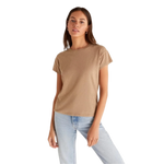 Z Supply 02. WOMENS APPAREL - WOMENS SS SHIRTS - WOMENS SS CASUAL Women's Modern Slub Tee DFW DRIFTWOOD