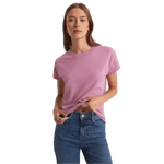 Z Supply 02. WOMENS APPAREL - WOMENS SS SHIRTS - WOMENS SS CASUAL Women's Modern Slub Tee DUO DUSTY ORCHID