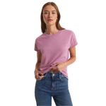 Z Supply 02. WOMENS APPAREL - WOMENS SS SHIRTS - WOMENS SS CASUAL Women's Modern Slub Tee DUO DUSTY ORCHID