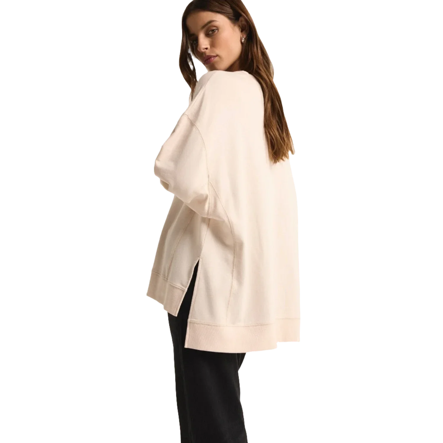 Z Supply 02. WOMENS APPAREL - WOMENS LS SHIRTS - WOMENS LS CASUAL Women's Modern Weekender WNW WINTER WHITE