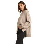 Z Supply 02. WOMENS APPAREL - WOMENS LS SHIRTS - WOMENS LS CASUAL Women's Modern Weekender HTP HEATHER TAUPE