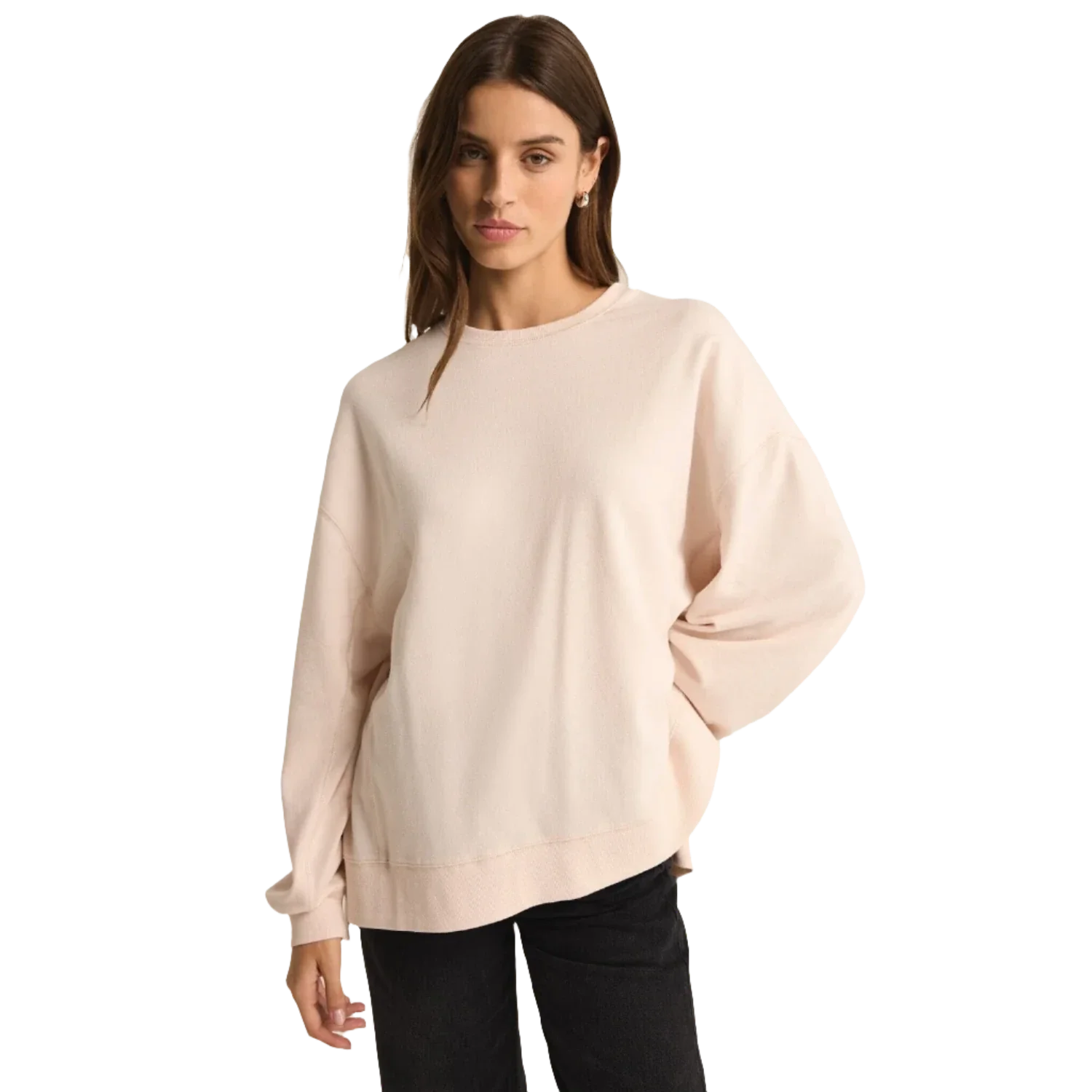 Z Supply 02. WOMENS APPAREL - WOMENS LS SHIRTS - WOMENS LS CASUAL Women's Modern Weekender WNW WINTER WHITE