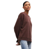 Z Supply 02. WOMENS APPAREL - WOMENS LS SHIRTS - WOMENS LS CASUAL Women's Modern Weekender DFF DARK TRUFFLE