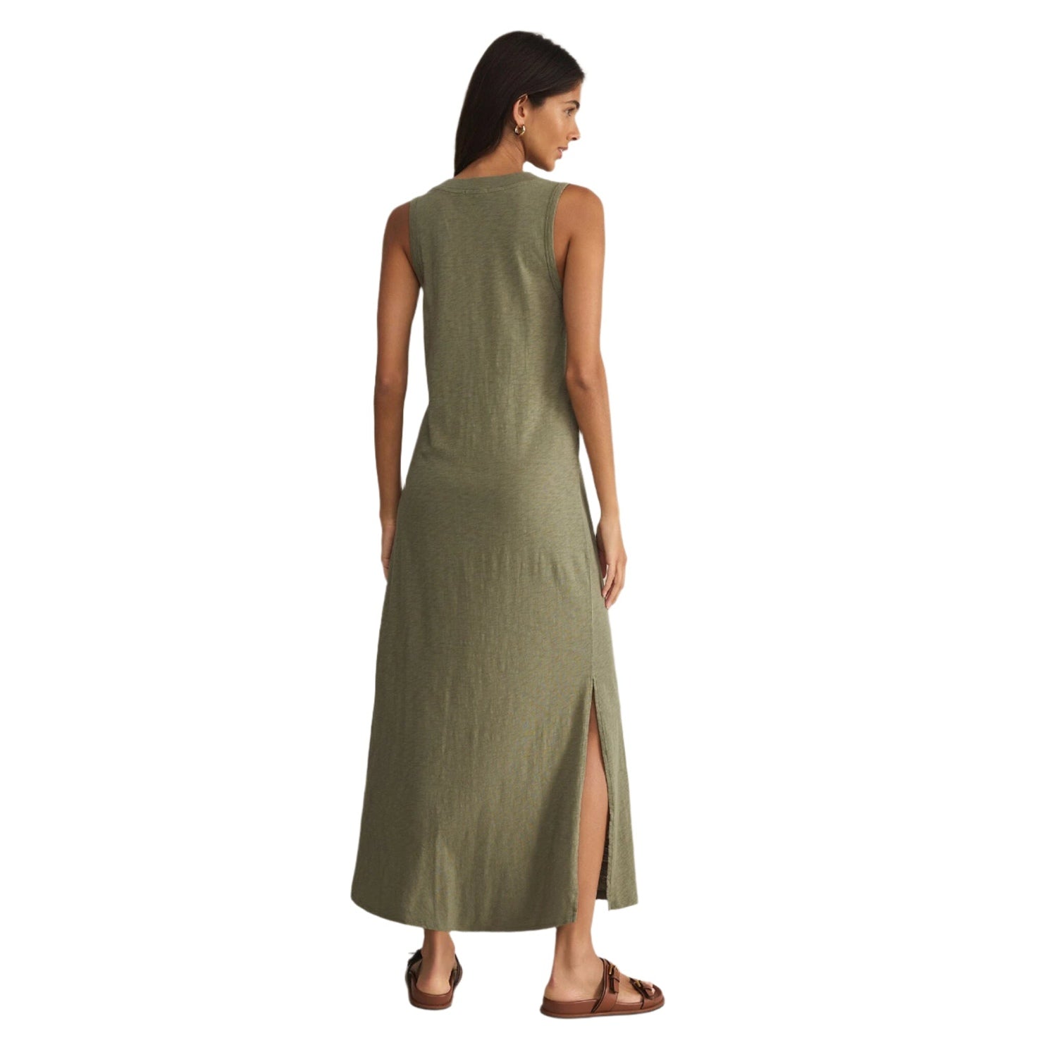 Z Supply 02. WOMENS APPAREL - WOMENS DRESS|SKIRT - WOMENS DRESS CASUAL Women's Palisades Midi Dress AVO AVOCADO