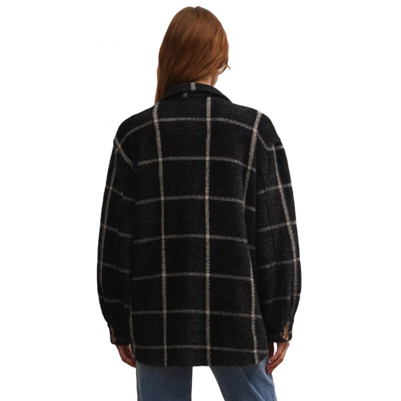 Dropship Women's Flannel Plaid Jacket Long Sleeve Button Down Shirts Hooded  Coats Shacket to Sell Online at a Lower Price | Doba