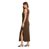 Z Supply 02. WOMENS APPAREL - WOMENS DRESS|SKIRT - WOMENS DRESS CASUAL Women's Raewyn Rib Dress DAC DARK CHOCOLATE