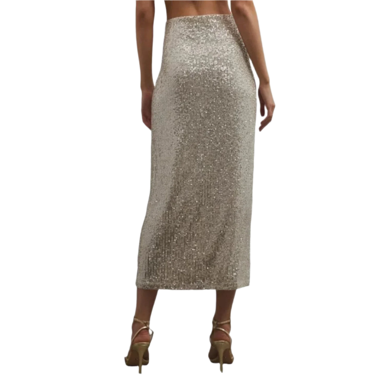 Z Supply 02. WOMENS APPAREL - WOMENS DRESS|SKIRT - WOMENS SKIRT CASUAL Women's Saturn Sequin Skirt STS STARDUST