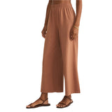 Z Supply 02. WOMENS APPAREL - WOMENS PANTS - WOMENS PANTS CASUAL Women's Scout Jersey Flare Pant TKW TEAKWOOD