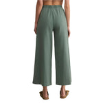 Z Supply 02. WOMENS APPAREL - WOMENS PANTS - WOMENS PANTS CASUAL Women's Scout Jersey Flare Pant HUN HUNTER GREEN