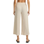 Z Supply 02. WOMENS APPAREL - WOMENS PANTS - WOMENS PANTS CASUAL Women's Scout Textured Slub Pant WHW WHISPER WHITE