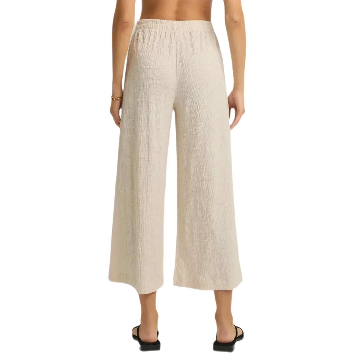 Z Supply 02. WOMENS APPAREL - WOMENS PANTS - WOMENS PANTS CASUAL Women's Scout Textured Slub Pant WHW WHISPER WHITE