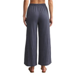 Z Supply 02. WOMENS APPAREL - WOMENS PANTS - WOMENS PANTS CASUAL Women's Scout Textured Slub Pant WRB WORN BLUE