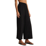 Z Supply 02. WOMENS APPAREL - WOMENS PANTS - WOMENS PANTS CASUAL Women's Scout Textured Slub Pant BLK BLACK (S26)