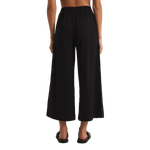 Z Supply 02. WOMENS APPAREL - WOMENS PANTS - WOMENS PANTS CASUAL Women's Scout Textured Slub Pant BLK BLACK