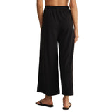 Z Supply 02. WOMENS APPAREL - WOMENS PANTS - WOMENS PANTS CASUAL Women's Scout Textured Slub Pant BLK BLACK (S26)