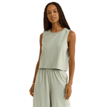 Z Supply 02. WOMENS APPAREL - WOMENS SS SHIRTS - WOMENS TANK CASUAL Women's Sloane Jersey Muscle Tank HRG HARBOR GRAY