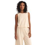 Z Supply 02. WOMENS APPAREL - WOMENS SS SHIRTS - WOMENS TANK CASUAL Women's Sloane Jersey Muscle Tank PAN PANNA COTTA