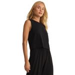 Z Supply 02. WOMENS APPAREL - WOMENS SS SHIRTS - WOMENS TANK CASUAL Women's Sloane Textured Top BLK BLACK (S26)