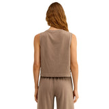 Z Supply 02. WOMENS APPAREL - WOMENS SS SHIRTS - WOMENS TANK CASUAL Women's Sloane V-Neck Top ICF ICED COFFEE